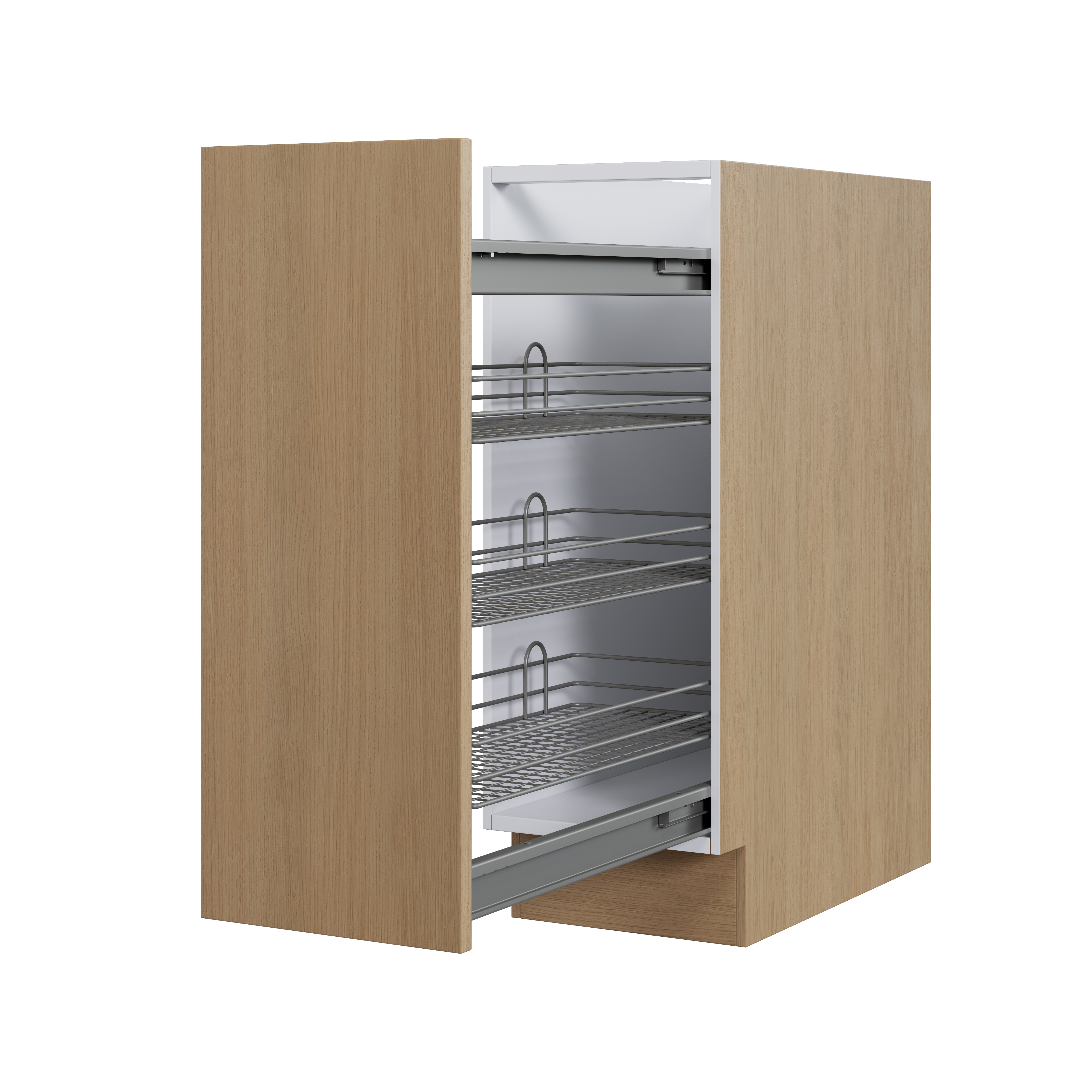 White Oak Euro Cabinets 5